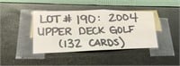 2004 Upper Deck Golf (132 cards)