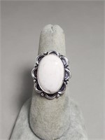 Sterling Silver Gemstone Ring Size 7