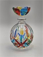 ART GLASS PERFUME BOTTLE - CARULLO COLLECTION