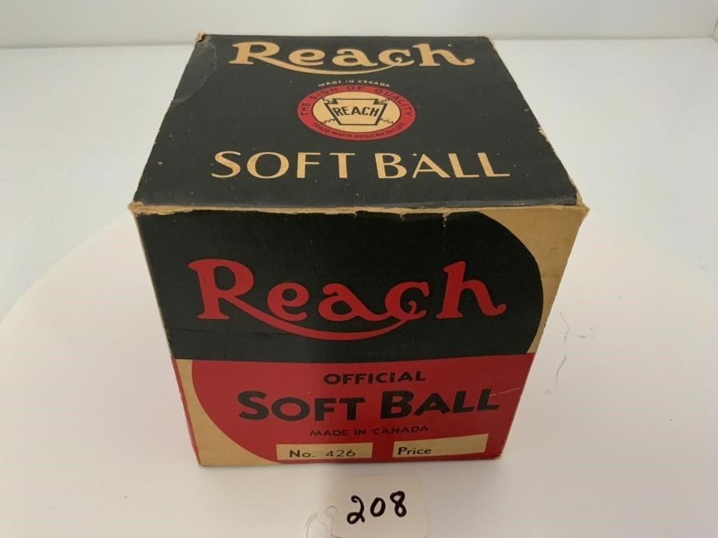 Reach Official Soft Ball w/original ball