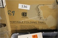 portable folding table