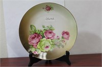 A Vintage Porcelain Floral Plate