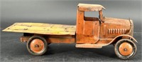 Antique White Flatbed Pickup Truck