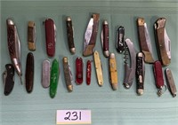 22 Pocket knives