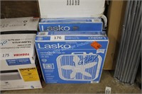 2- lasko box fans