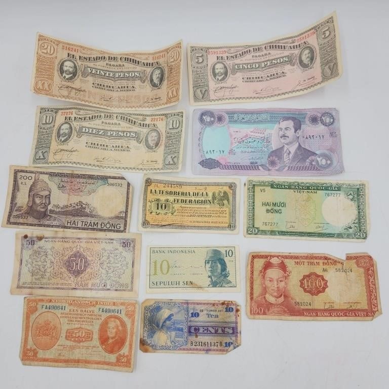 Collectors Paper Currency/ Bank Notes Collection
