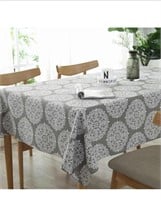 New meioro Tablecloth Grey Retro Table Cloth
