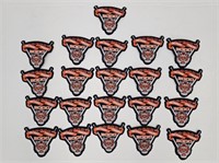 21 DETROIT TIGERS BASEBALL PATCHES - 4" W X 3.5" H