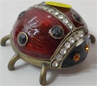 Unique Ladybug Trinket Or Jewelry Box