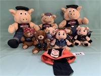 9 Harley Davidson Stuffed Hogs