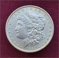 High Grade 1884-O US Morgan Silver Dollar Coin
