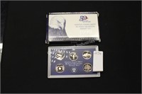 1999 US mint state quarters proof set (display)