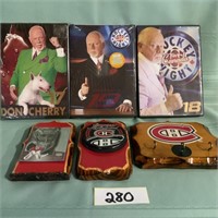 Don Cherry DVD Montreal Canadians wood plaque