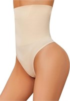 (Size:, Small Beige) Betaven Shapewear Thong for