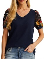 (Dirty - Size: small - blue floral) Women's