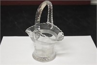 A Cut Glass Basket