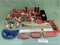 Coca Cola Watch, Christmas ornaments, magnets etc