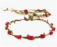 (new)2-pack Flower Crown Floral Wreath Headband