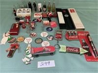 Coca Cola Watch, Christmas ornaments, magnets etc