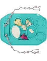 (new)Silicone Placemats for Kids, Non-Slip