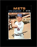 1971 Topps #596 Mike Jorgensen EX to EX-MT+