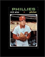 1971 Topps #598 Rick Wise EX to EX-MT+