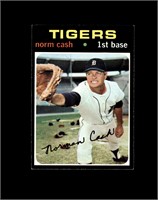 1971 Topps #599 Norm Cash EX to EX-MT+