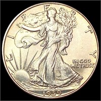 1939-D Walking Liberty Half Dollar GEM BU