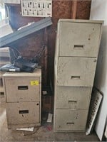 2-DRAWER AND 4-DRAWER METAL FILING CABINETS