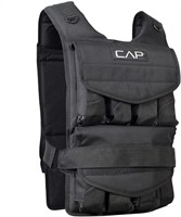 CAP Barbell 70 lbs. Adjustable Black Weighted Vest