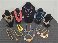 LOT OF 20 COSTUME NECKLACES