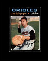 1971 Topps #617 Clay Dalrymple EX to EX-MT+