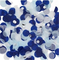 ( Sealed New ) Round Glitter Confetti,Navy Blue