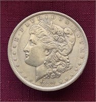1889-P US Morgan Silver Dollar Coin