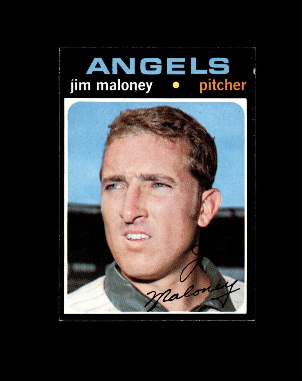 1971 Topps High #645 Jim Maloney SP EX to EX-MT+