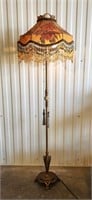Antique 1920s Fancy 63" Tall Floor Lamp