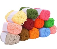 (10pcs) WGFOIP Cotton Yarn For Crochet Milk