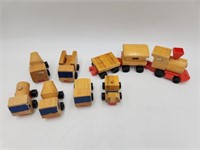 1971/72 Mattel Wooden Toy Trucks & Train