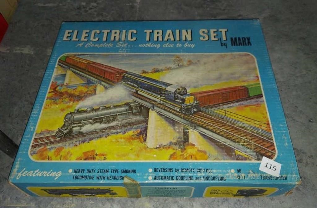 ELECTRIC TRAIN SET BY MARX