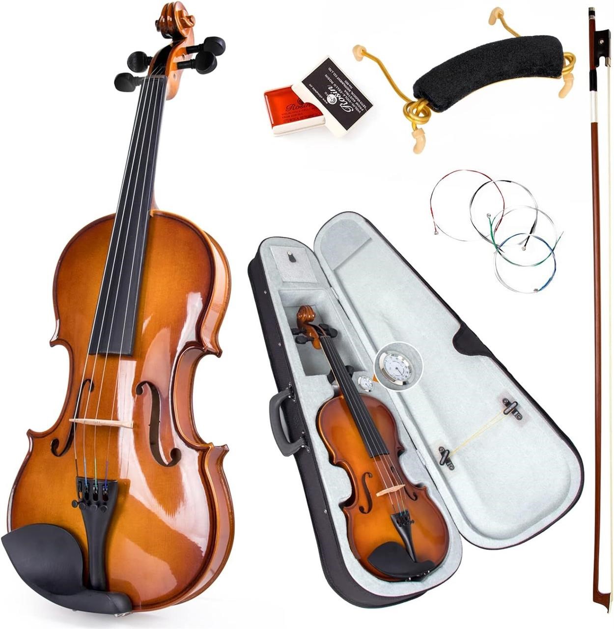 Full Size Violin Set w/ Case  Bow & More