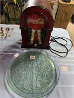 Coca Cola repro radio & plate