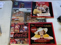 6 Coca Cola Calendars