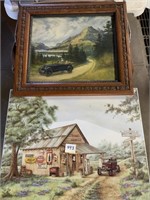 Picture framed of Alberta & Plakit sign