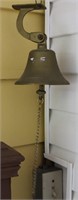 Vintage Wall Mount Brass Nautical Bell