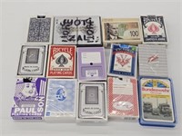 14 DECKS OF PLAYING CARDS
