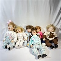 Porcelain Lindsey Doll and Others Lot