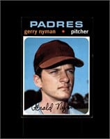 1971 Topps High #656 Gerry Nyman SP EX to EX-MT+