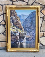 Ltd Ed Canvas Print Canyon Landscape Laurie Lee WY