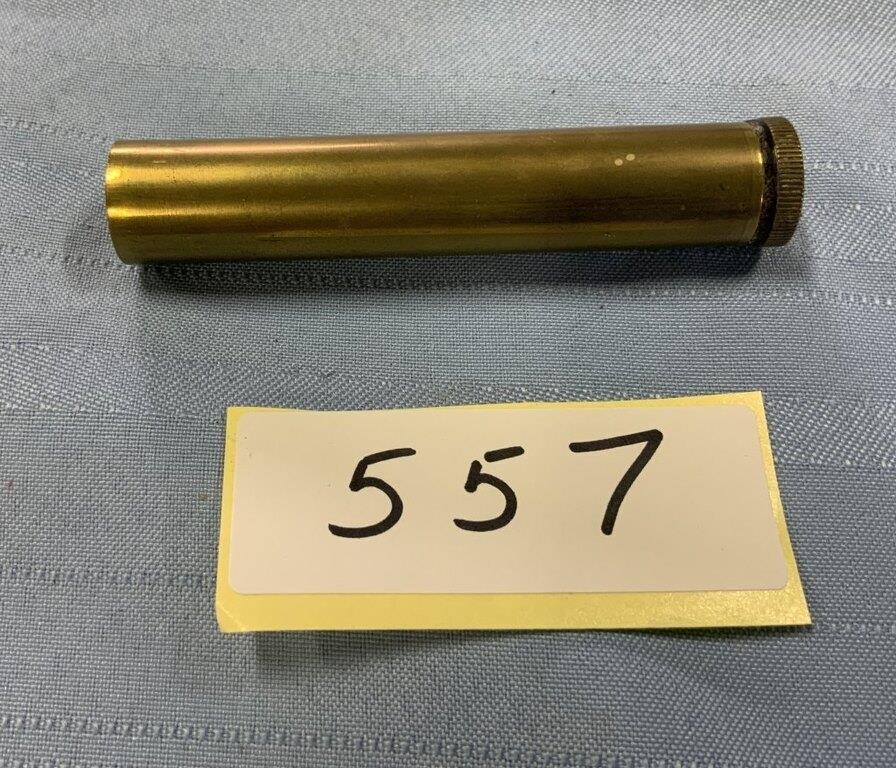 WWII brass gun oiler stamped EFD