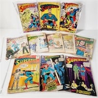 Vintage DC Superman Comics 10 Cents - 12 Cents